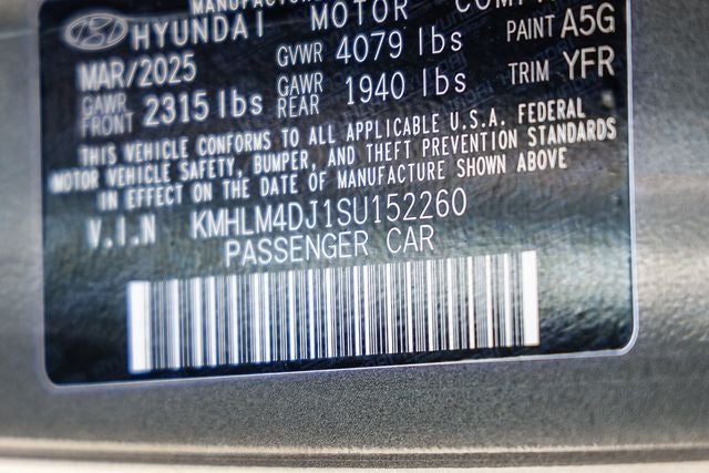 2025 Hyundai ELANTRA HYBRID SEL Sport