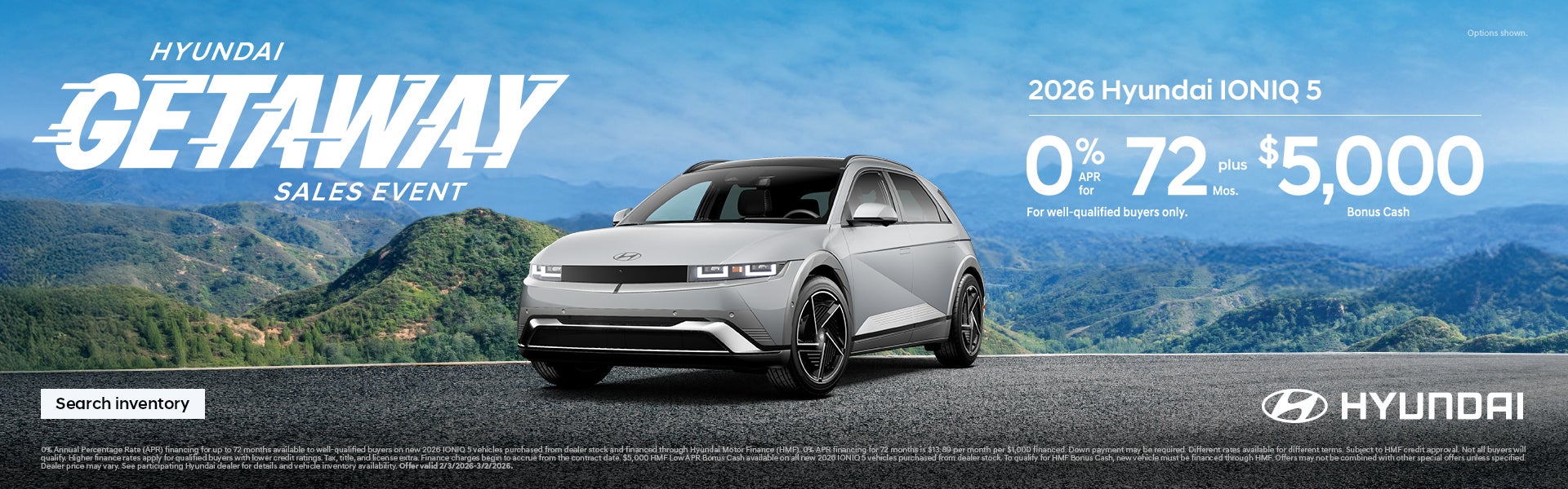 West Hyundai 2026 Getaway Sales Event Offer