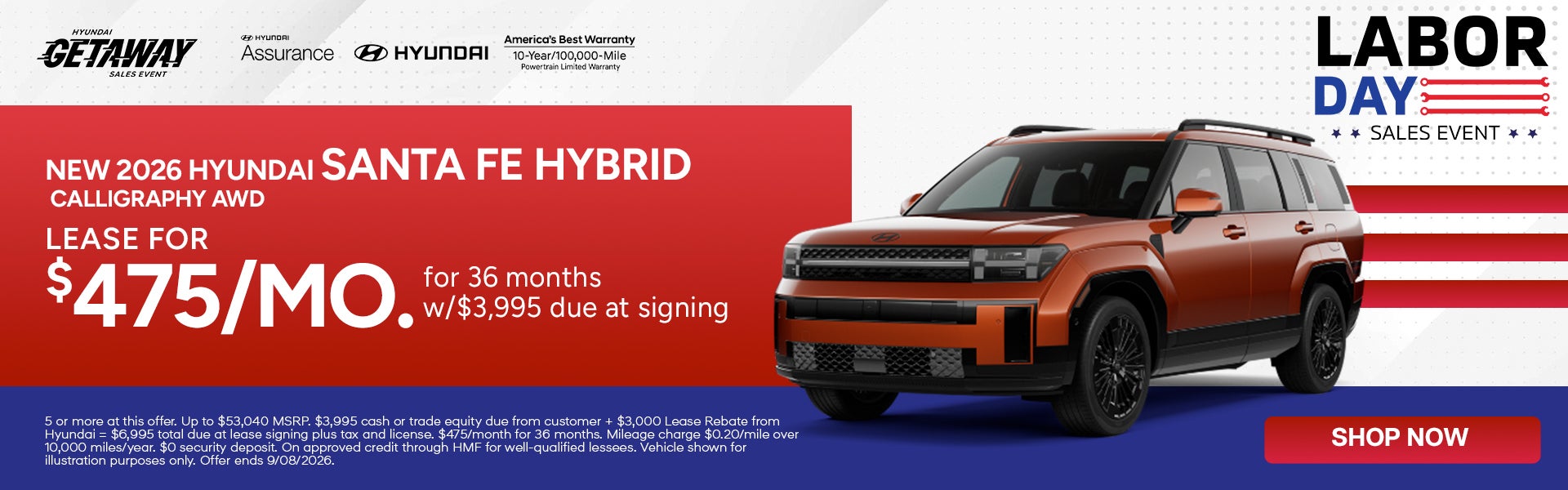 Lease for $310/month for 36 months $3,995 due at signing