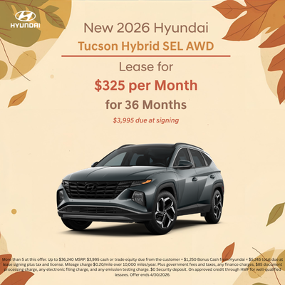 2026 Hyundai Tucson Hybrid SEL AWD